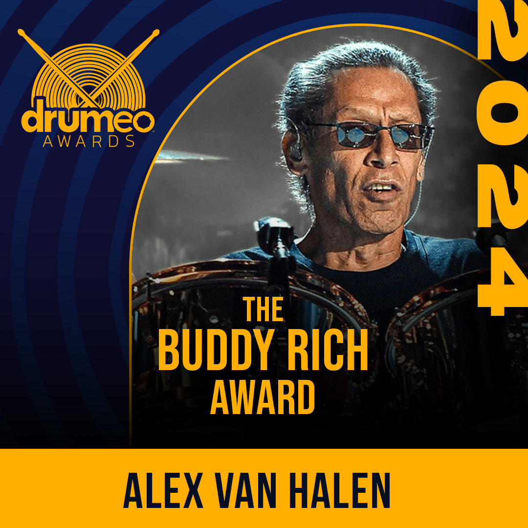 2024 Buddy Rich Award Winner Alex Van Halen